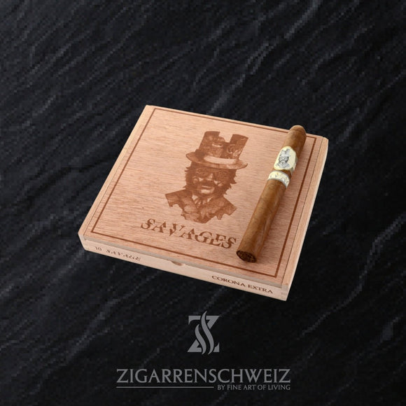 Caldwell Savages Super Corona – geschlossene 10er Zigarrenkiste