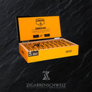 Camacho Connecticut Robusto Tubos, Zigarrenkiste geöffnet mit Aluminium-Tubos