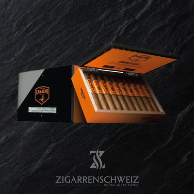 Camacho Connecticut Robusto, 20er Zigarrenkiste mit Zigarren