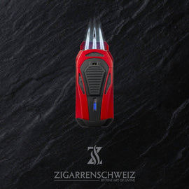 Colibri Boss III Triple Jet Flame Zigarren - Feuerzeug mit Cutter - Zigarrenschweiz Online Zigarren Boutique - 