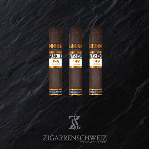 Plasencia Cosecha 149 Santa Fe, 3er Zigarren Etui mit drei Gordito Zigarren