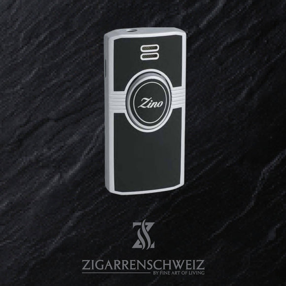 Zino Jet Flame Feuerzeug mit Lederetui - Zigarrenschweiz Online Zigarren Boutique - 
