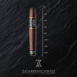 Camacho Limited Edition 2026 Perfecto am Massstab, Länge der Zigarre in Millimetern