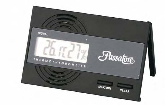 Digitales Kombi Hygrometer / Thermometer von Passatore - Zigarrenschweiz Online Zigarren Boutique - 